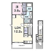 アンサンブルI  ｜ 愛知県豊橋市牟呂町字松島（賃貸アパート1LDK・2階・42.56㎡） その2