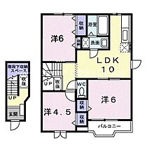 サンヒル森岡  ｜ 愛知県豊橋市森岡町（賃貸アパート3LDK・2階・65.57㎡） その2