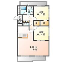 リヴァージュ菰口  ｜ 愛知県豊橋市菰口町2丁目（賃貸マンション2LDK・3階・71.24㎡） その2