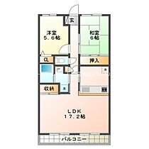 ネットシティー潮崎  ｜ 愛知県豊橋市潮崎町（賃貸マンション2LDK・3階・68.44㎡） その2