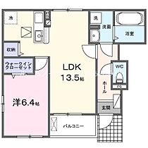 エアリー若松　II  ｜ 愛知県豊橋市曙町字若松（賃貸アパート1LDK・1階・47.41㎡） その2