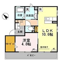 D-room向山  ｜ 愛知県豊橋市向山町字伝馬（賃貸アパート1LDK・2階・40.92㎡） その2