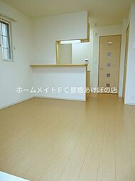 ふらん横山II 2階1LDKのリビング/ダイニング