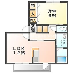エクセレンス　クリア 1階1LDKの間取り