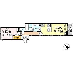 間取図画像 1LDK