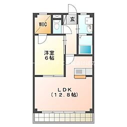 アールズコート 1LDKの間取図画像