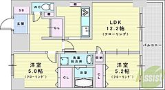 物件の間取り