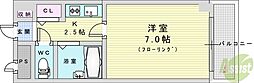 リアライズ西淡路 1Kの間取図画像