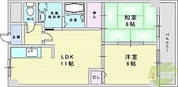 アミジックマンション 2LDKの間取図画像