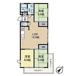 間取図画像 3LDK