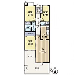 間取図画像 3LDK