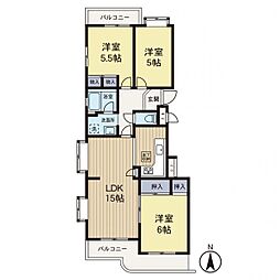 間取図画像 3LDK