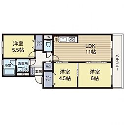 間取図画像 3LDK