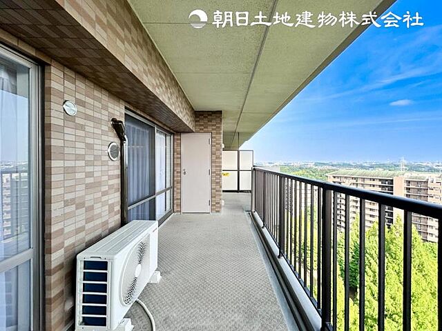 バルコニー ルクサージュあおば山の手台アプローズコート　A棟 14階/-