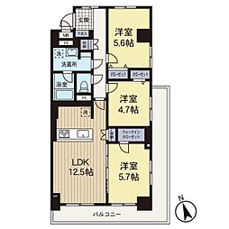 間取図画像 3LDK