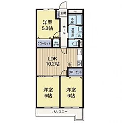 間取図画像 3LDK