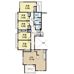 間取図画像 5LDK