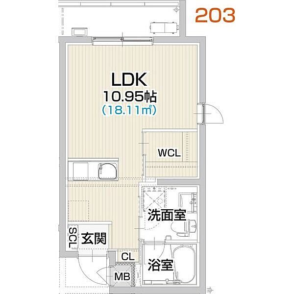 アヴァンセ桜山 ｜愛知県名古屋市瑞穂区洲雲町4丁目(賃貸マンション1R・3階・29.88㎡)の写真 その2