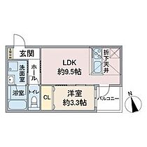 LIBRE　COURT　平針  ｜ 愛知県名古屋市天白区平針4丁目1502（賃貸アパート1LDK・1階・33.94㎡） その2