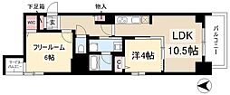プレサンスTHE久屋大通レジェンド 1LDKの間取図画像