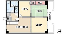 ジャルダン新金山 3LDKの間取図画像