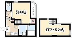 Avenir上前津 2階1Kの間取り