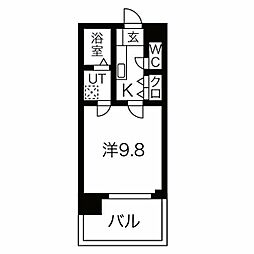 間取図画像 1K