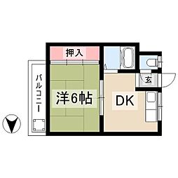 間取図画像 1DK