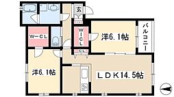 ミラージュコート 2階/-