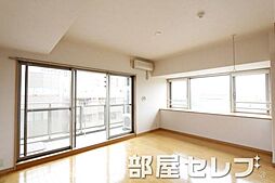 アブレスト原 4階ワンルームのリビング/ダイニング