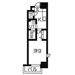 間取図画像 1K