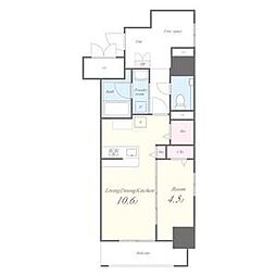 ルフレイユ泉久屋大通公園 1LDKの間取図画像