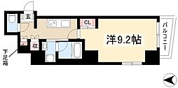 イースタンヒルズ八事 1Kの間取図画像