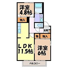 物件の間取り