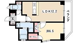 ABCサクラガーデン 1LDKの間取図画像