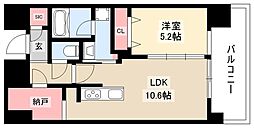 EARTHGRANDE泉 1LDKの間取図画像