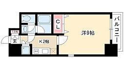 プロシード新栄 1Kの間取図画像