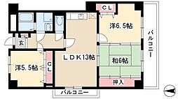 RESIDENCEGOKISOSQUARE 3LDKの間取図画像