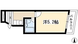 サンリバーイナダ 1Kの間取図画像