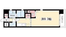 パンシオン千種 1DKの間取図画像