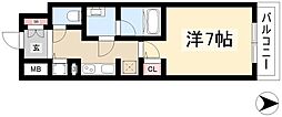 セイワパレス丸の内駅前 1Kの間取図画像
