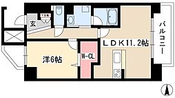 ナヴィリオパラッツォ 1LDKの間取図画像