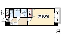 セレブランド堀田駅前 1Kの間取図画像