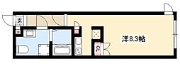 Branche千種公園 ワンルームの間取図画像