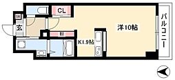 S-FORT金山 ワンルームの間取図画像