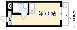 ビラ三秀神村 ワンルームの間取図画像