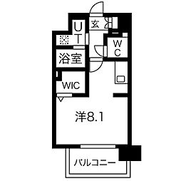 パルティール吹上アネックス ワンルームの間取図画像