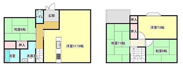 間取りを拡大表示