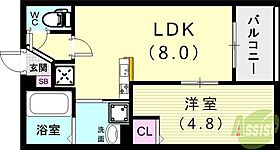 メゾン・ソレイユ  ｜ 兵庫県神戸市長田区海運町8丁目（賃貸アパート1LDK・3階・30.21㎡） その2