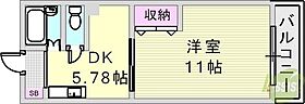 ハイム夢野  ｜ 兵庫県神戸市兵庫区熊野町4丁目（賃貸マンション1DK・1階・36.72㎡） その2